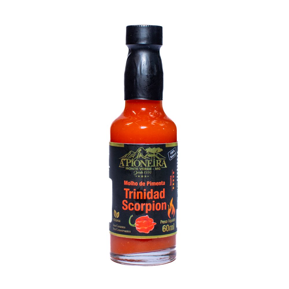 Molho de Pimenta Trinidad Scorpion 60ml