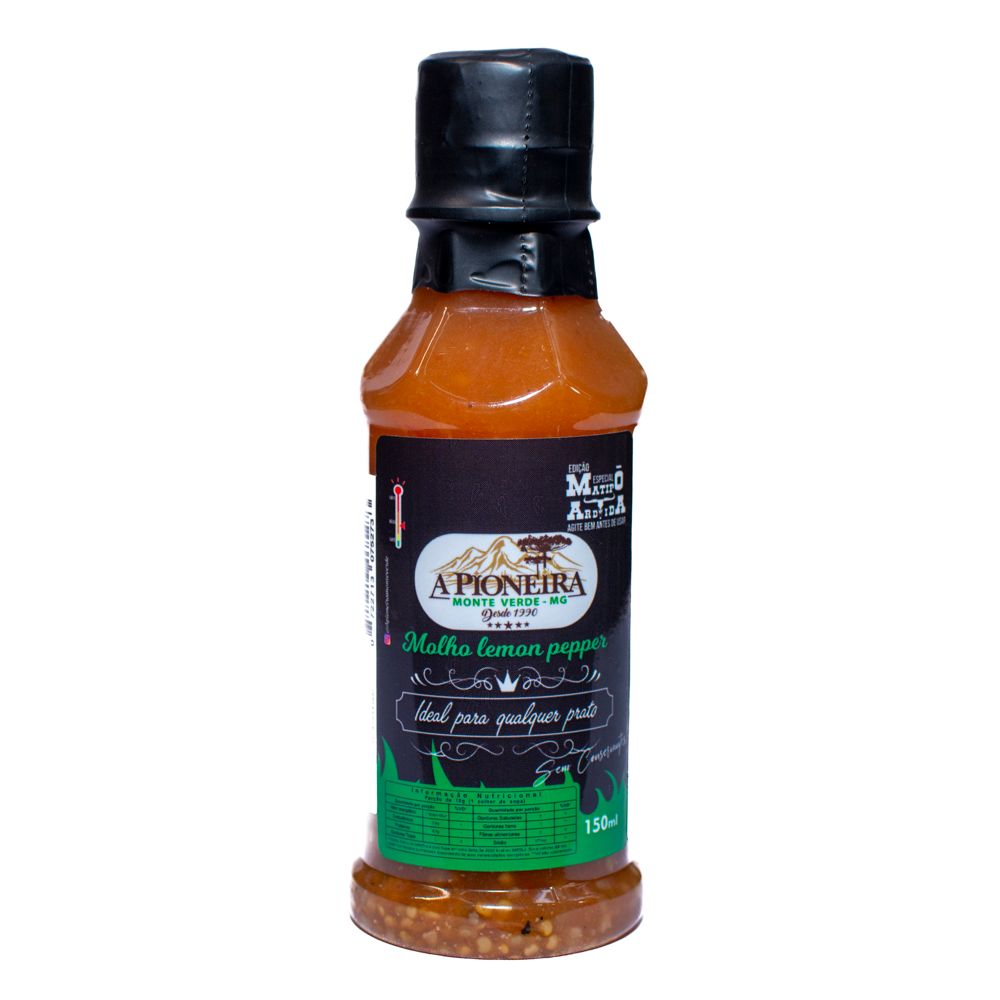 Molho de Pimenta Lemon Pepper 150ml