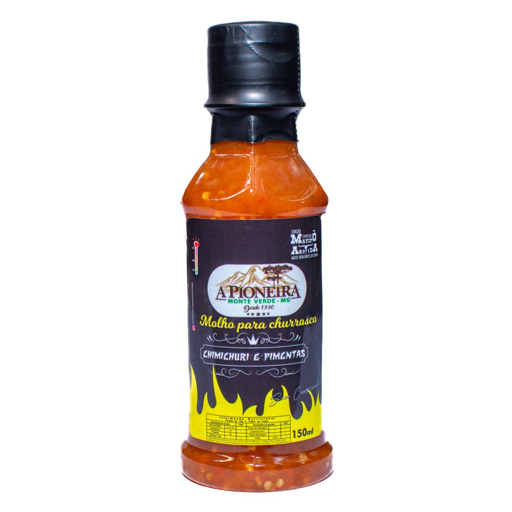 Molho de Pimenta Chimichurri e Pimentas 150ml