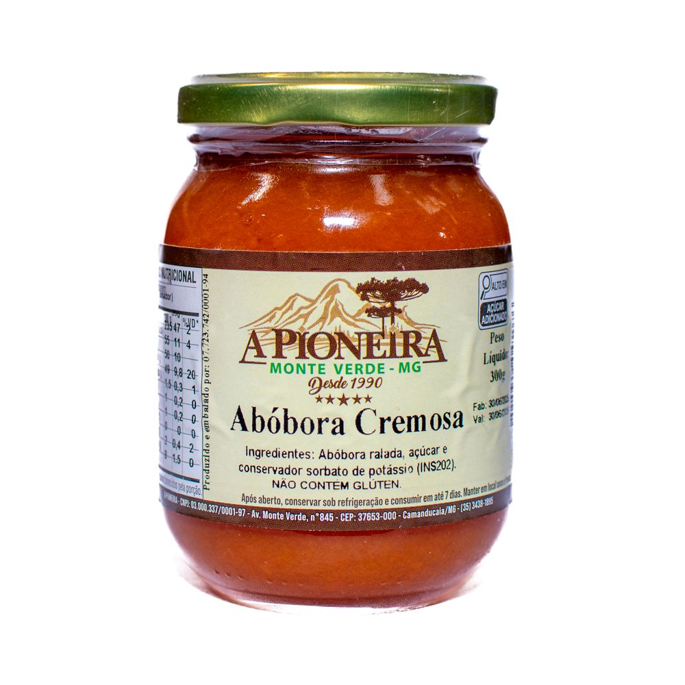Doce de Abóbora Cremosa 300g
