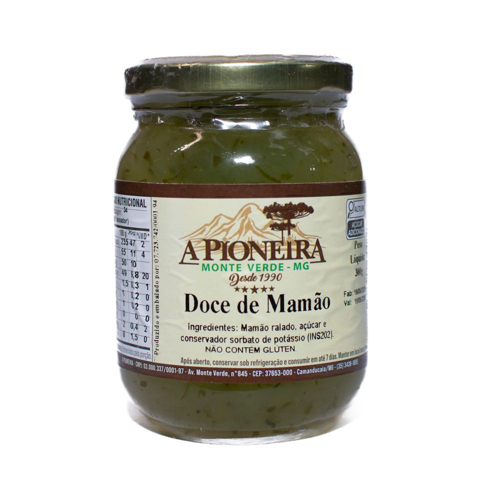 Doce Mamão Rolinho 300g