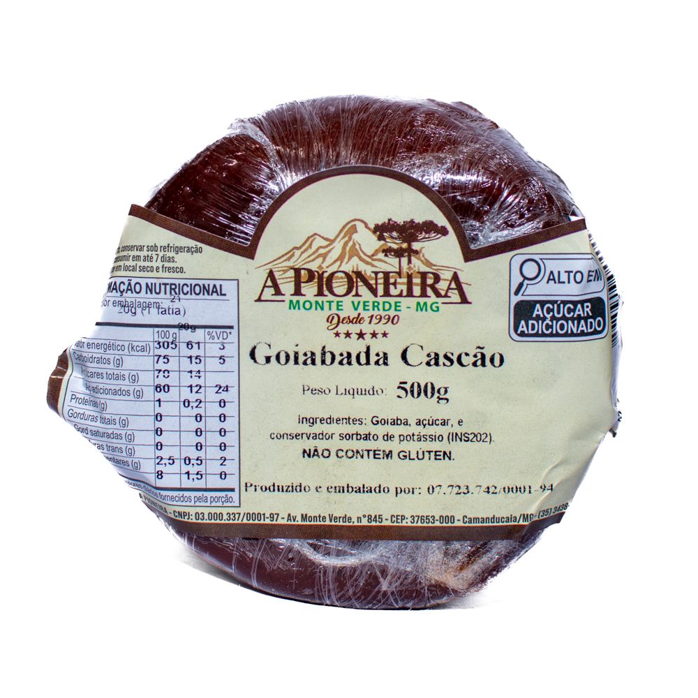 Goiabada Cascão Tradicional 500g