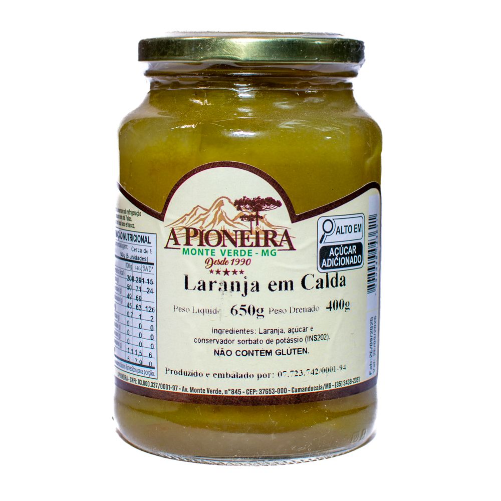 Laranja em Calda 650g
