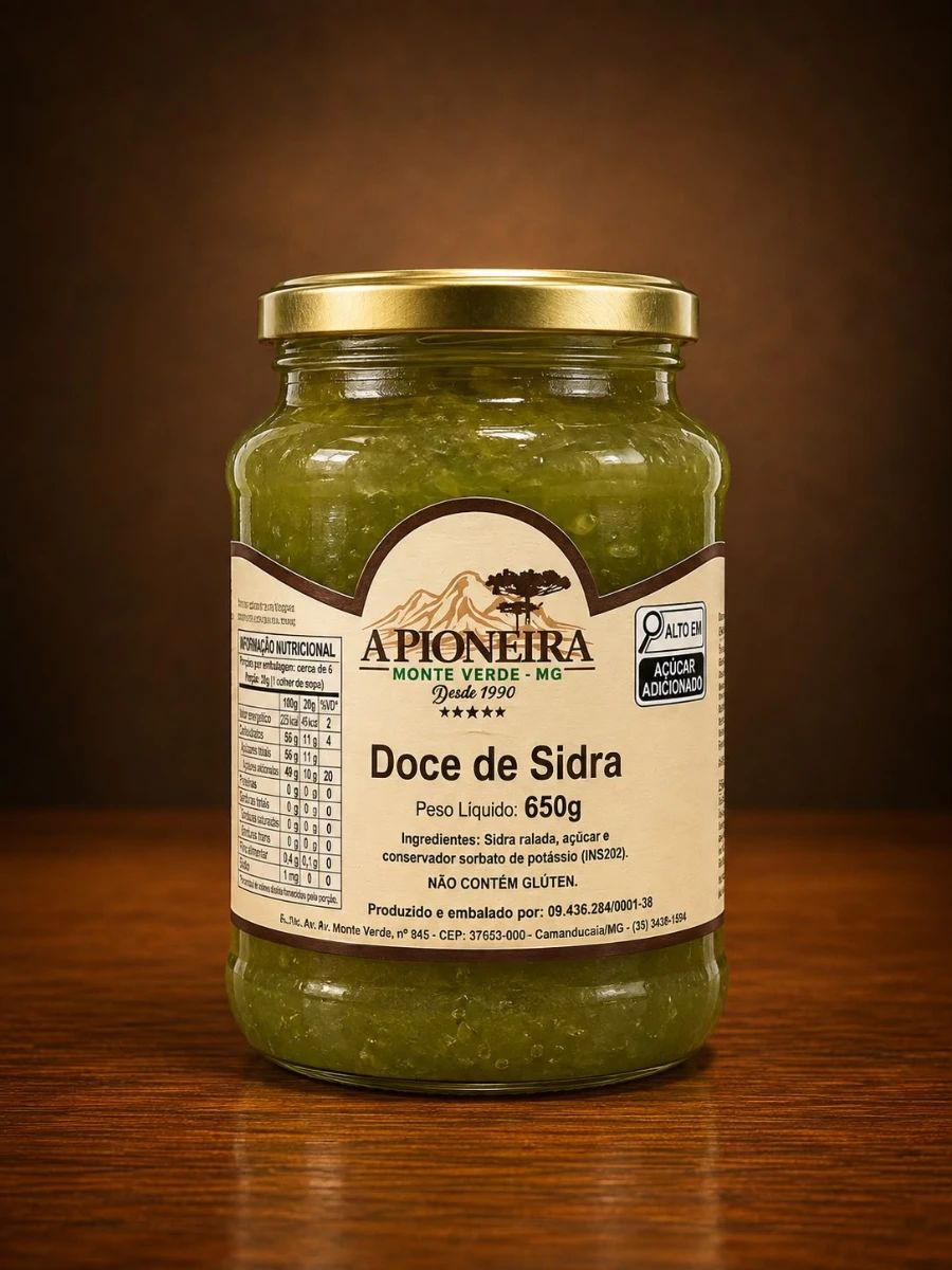 A Pioneira Doce De Sidra 650g