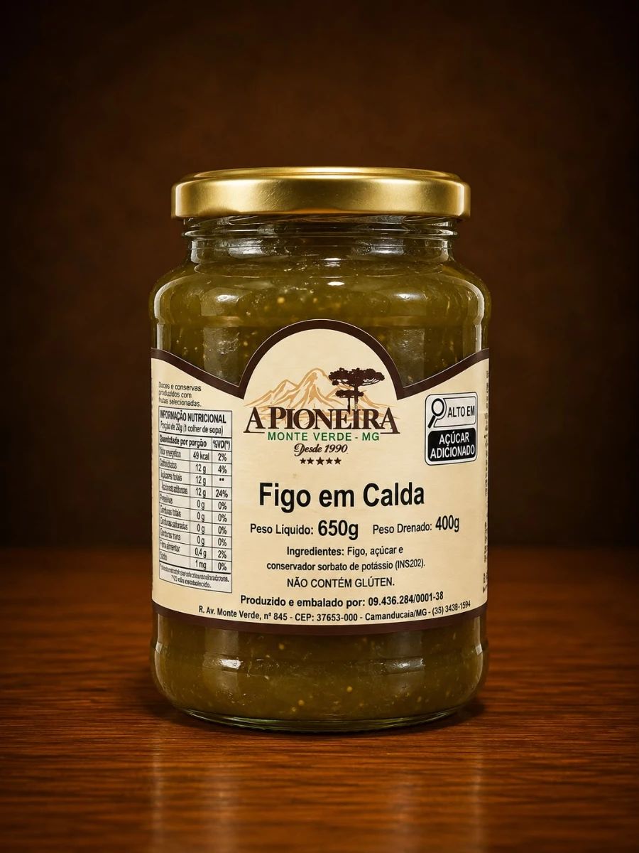 Apioneira Figo E Calda 650g