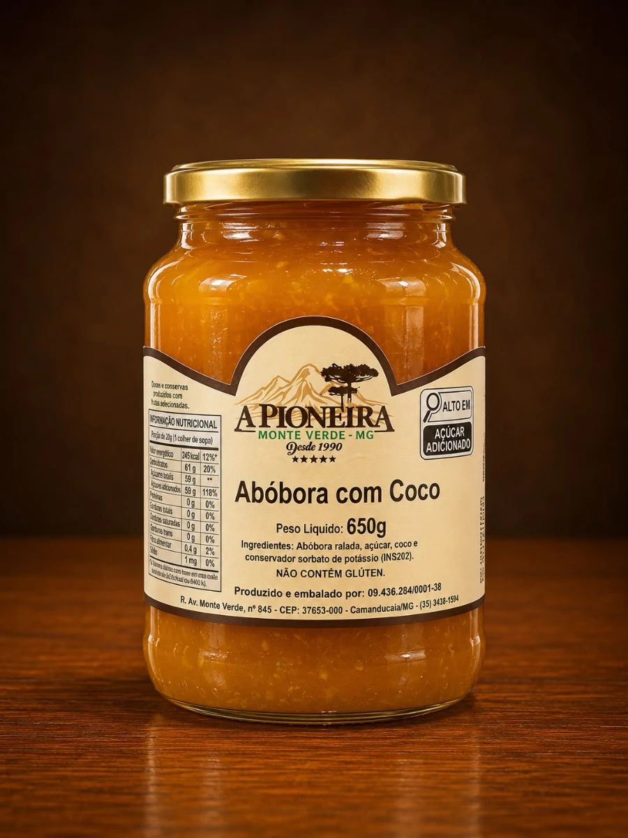 A Pioneira Abóbora Com Coco