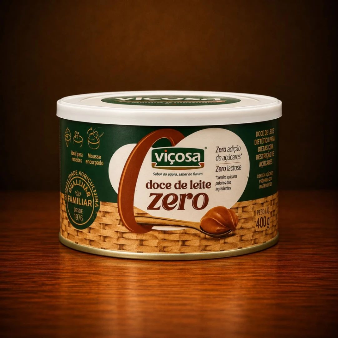 Doce De Leite Zero Açucar E Zero Lactose 400g