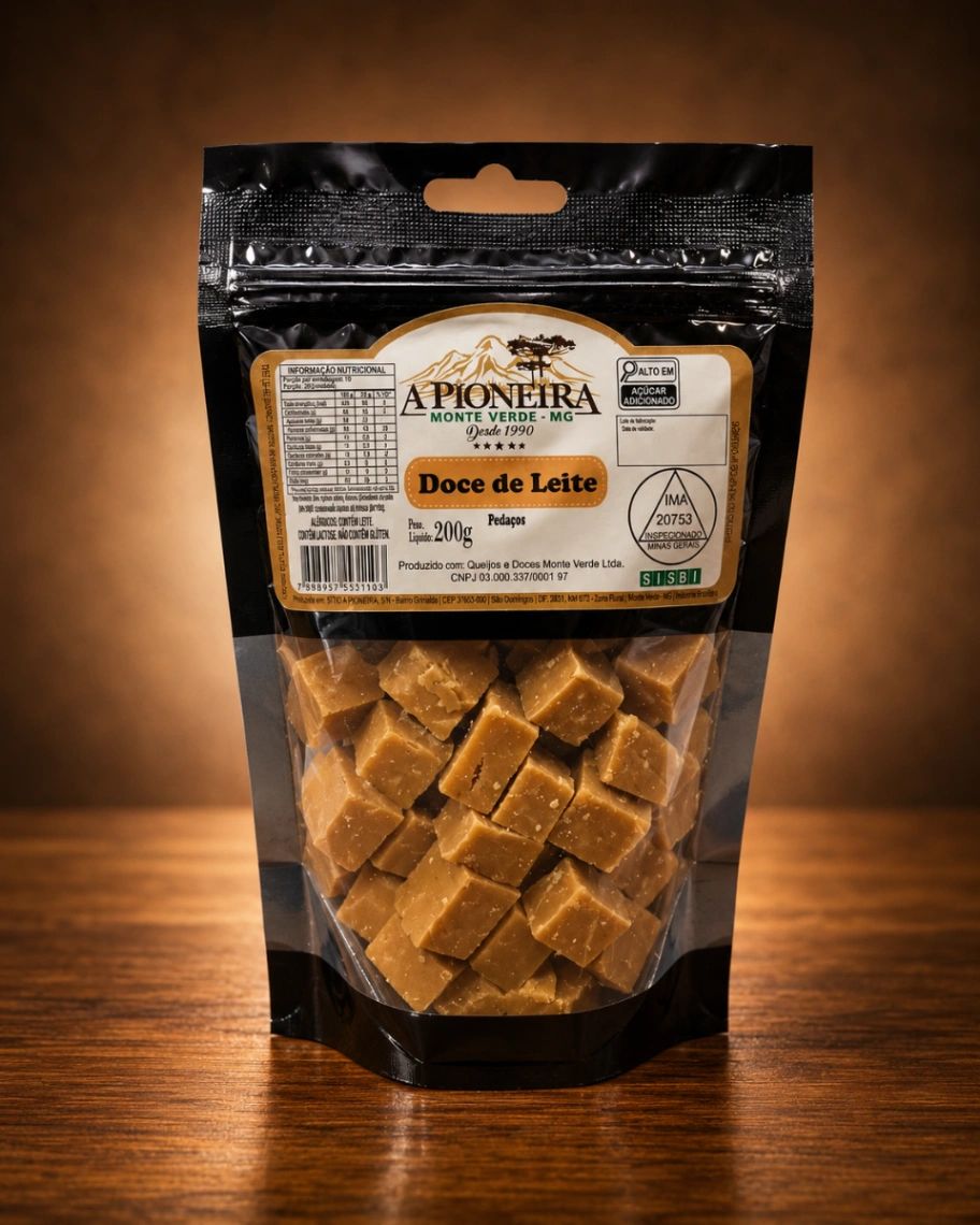 A Pioneira Tablete Doce De Leite 200g