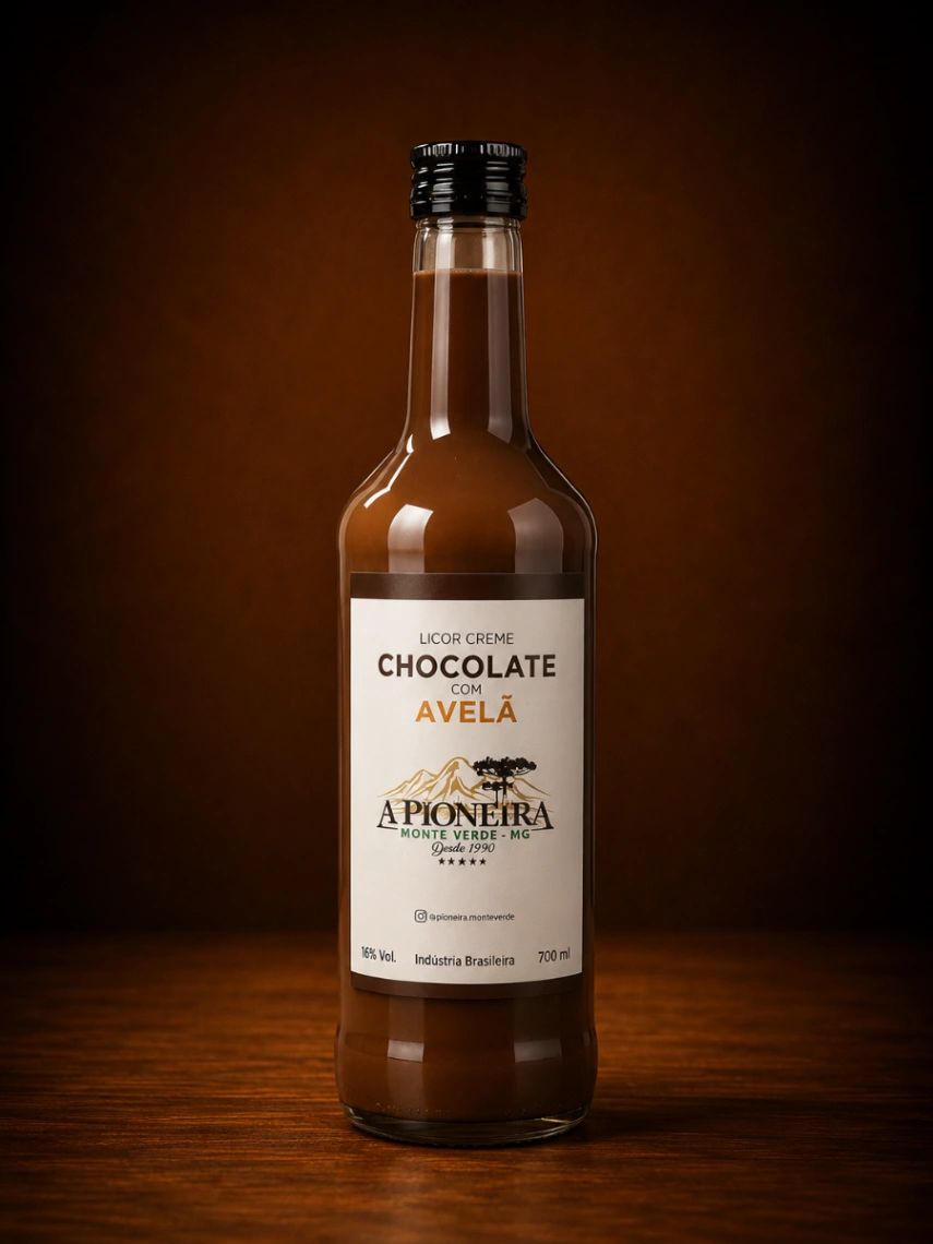A Pioneira Licor Creme Chocolate Avelã 700ml