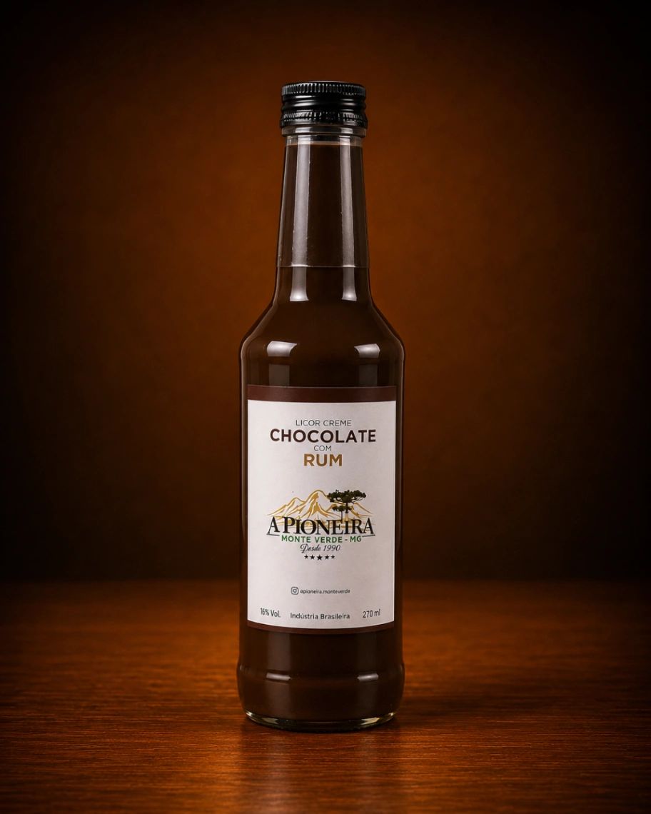 A Pioneira Licor Creme Chocolate Com Rum 270ml