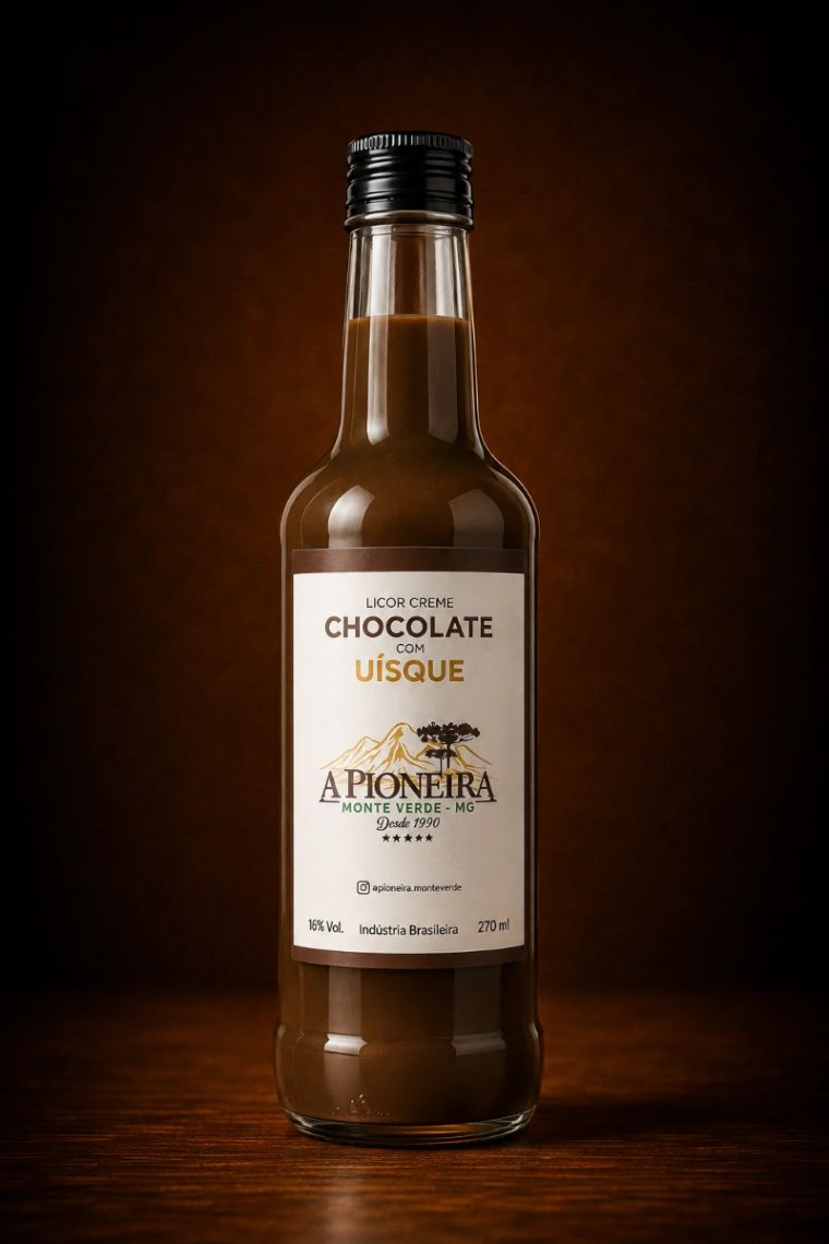 A Pioneira Licor Creme Chocolate Uísque 270ml