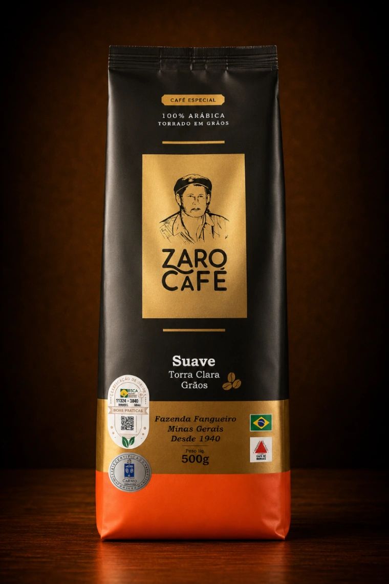 Zaro Café Suave Grãos 500g