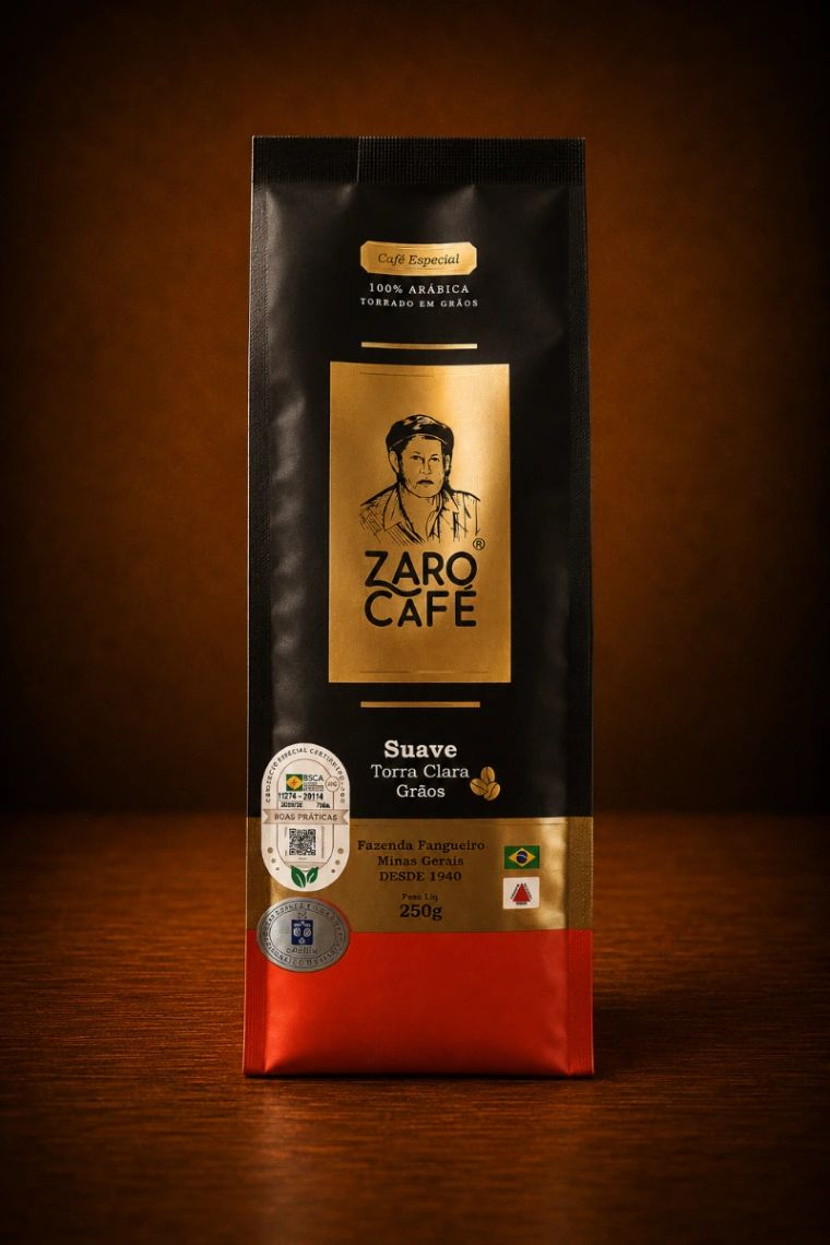 Zaro Café Suave Grãos 250g