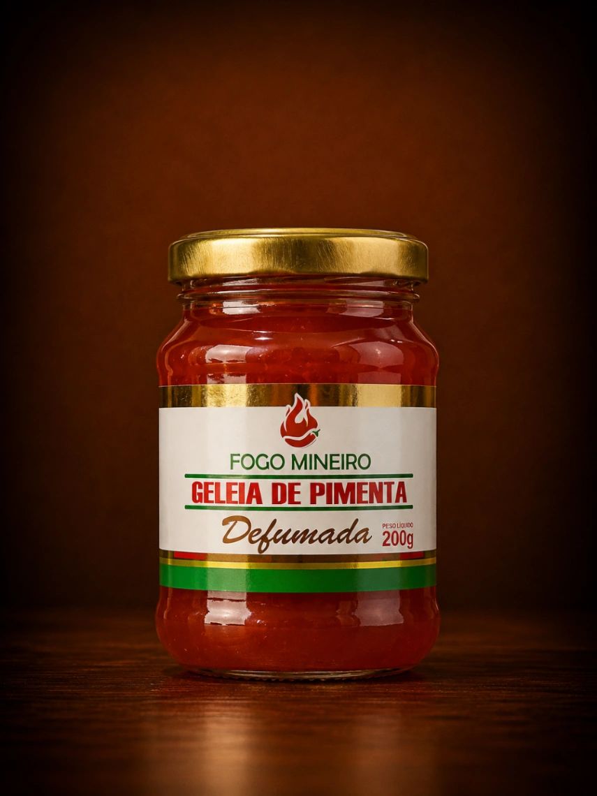 Fogo Mineiro Geleia De Pimenta Defumanda 200g