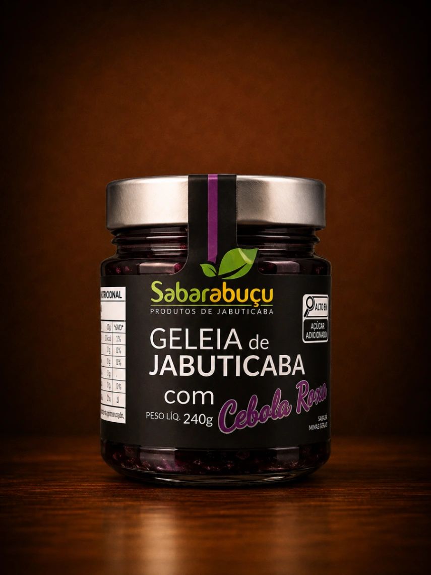 Geleia De Jabuticaba Com Cebola Roxa 240g