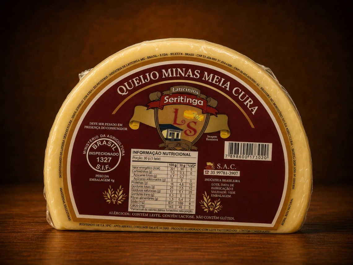 Queijo Minas Meia Cura 900g