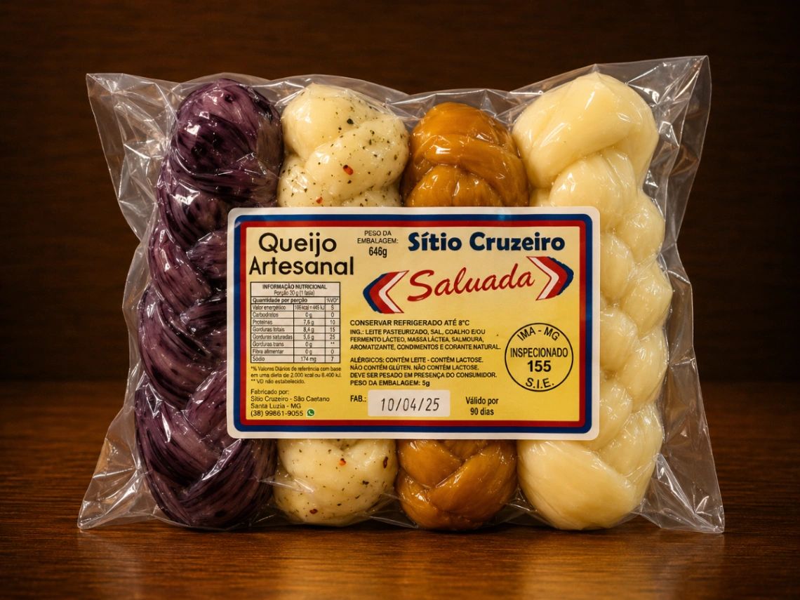 Queijos Artesanal Saluada 250g