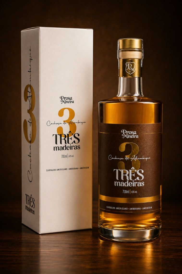 Cachaça Três Madeiras 700ml