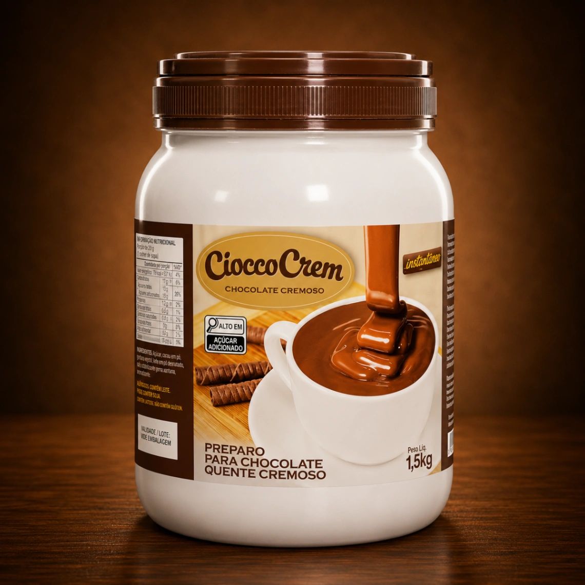Preparo para Chocolate Quente Cremoso 1,5kg