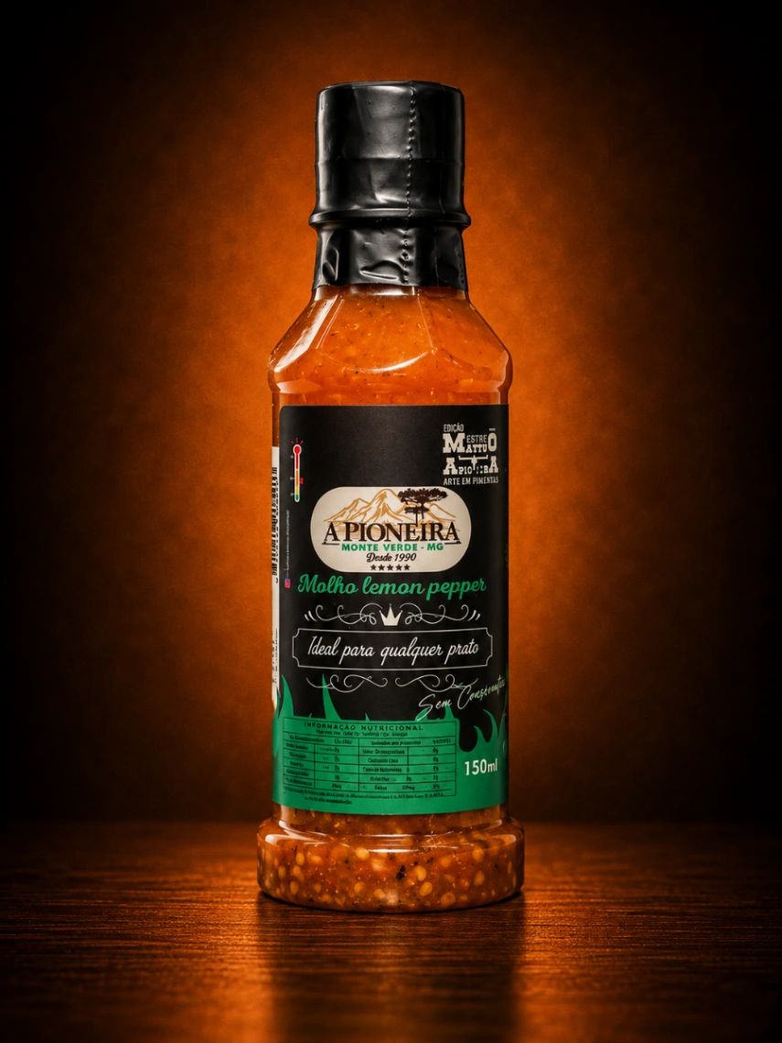 Molho de Pimenta Lemon Pepper 150ml